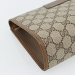 Gucci Vintage Web Flap Clutch GG Canvas - image 11