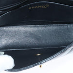 Chanel Vintage So Black Diana Flap Bag Quilted Patent Medium - image 6