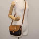 Christian Dior Vintage Honeycomb Shoulder Bag Canvas and Leather - image 13