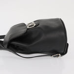 Salvatore Ferragamo Gancini Flap Drawstring Backpack Leather Mini - image 4