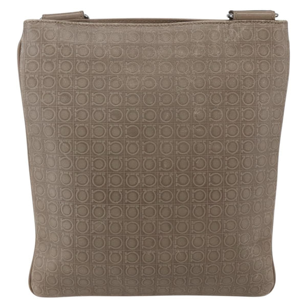 Salvatore Ferragamo Gancini Shoulder Bag Leather