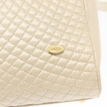 Bally Vintage Handbag Quilted Leather - image 19