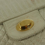 Bally Vintage Chain Shoulder Bag Quilted Leather - image 13