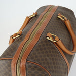Celine Vintage Duffle Bag Canvas and Leather - image 16