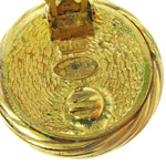 Chanel CC Button Clip-On Earrings Metal - image 2