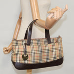 Burberry Nova Check Handbag Nova Check Canvas and leather - image 9