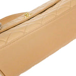 Chanel Vintage Top Handle Flap Bag Quilted Lambskin Small - image 13