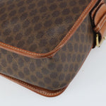 Celine Vintage Macadam Shoulder Bag Canvas and Leather - image 12