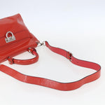 Salvatore Ferragamo Gancini handbag Patent leather - image 15