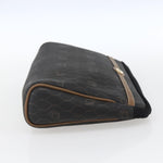 Christian Dior Vintage Honeycomb Zip Pouch Canvas and Leather - image 4