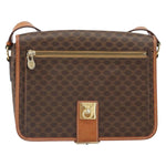 Celine Vintage Macadam Shoulder Bag Canvas and Leather - image 1