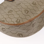 Christian Dior Vintage Honeycomb Shoulder Bag Canvas and Leather - image 10