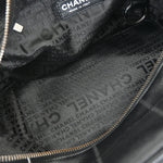 Chanel Square Stitch Bowler Bag Quilted Caviar Medium - image 3