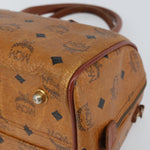 MCM Visetos Handbag Canvas and Leather - image 8