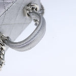 Chanel Classic Vanity Case with Chain Quilted Caviar Mini - image 7
