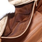 Celine Vintage Macadam Circle Logo Shoulder Bag Canvas and Leather - image 19