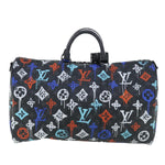 Louis Vuitton Keepall Bandouliere Bag Graffiti Monogram Eclipse Canvas 50 - image 2