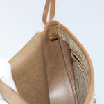 Christian Dior Vintage Honeycomb Shoulder Bag Canvas and Leather - image 19