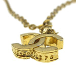 Chanel Vintage CC Pendent Necklace Plated Metal - image 3