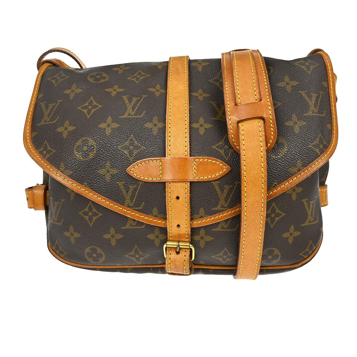 Louis Vuitton Saumur Handbag Monogram Canvas - image 1