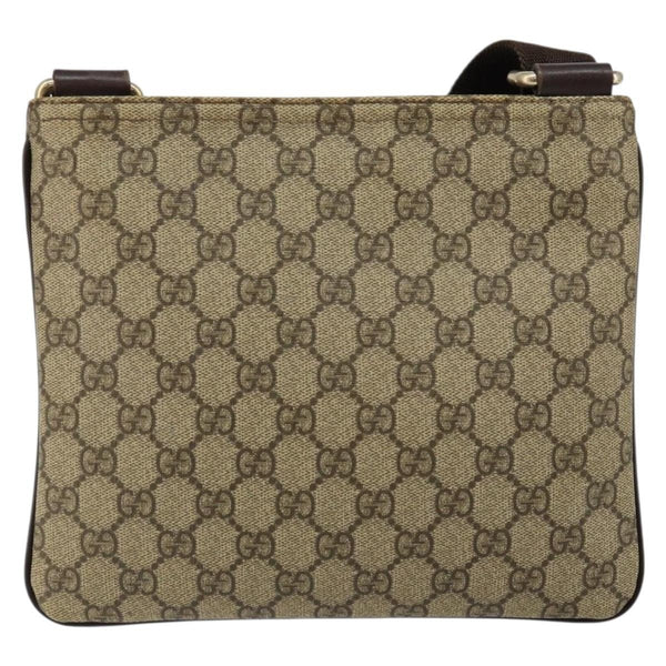 Gucci Flat Messenger Bag GG Canvas Medium