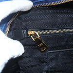 Prada Chain Shoulder Bag Quilted Tessuto Large - image 20