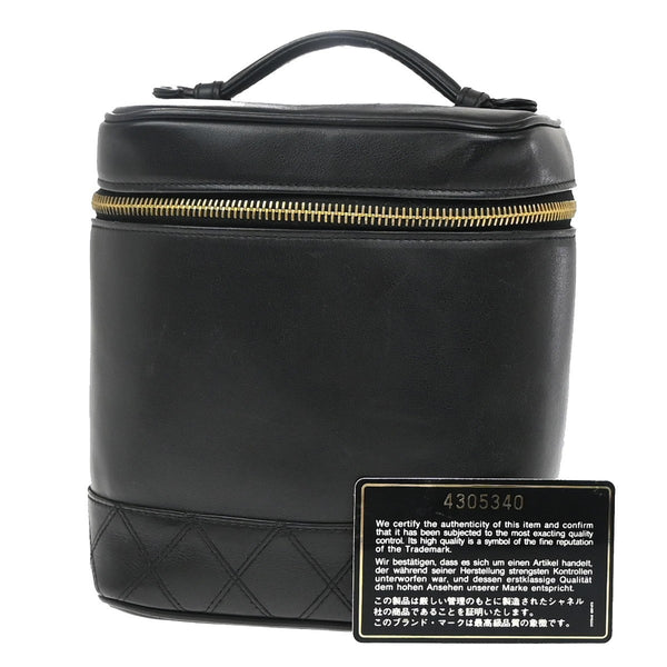 Chanel Vintage Cosmetic Case Quilted Lambskin Medium - image 1