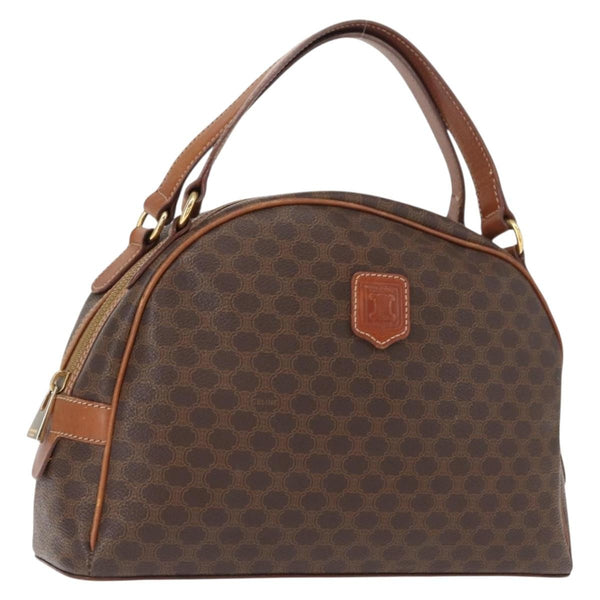 Celine Vintage Macadam Handbag Canvas and Leather - image 1