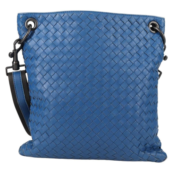 Bottega Veneta Flat Messenger Bag Intrecciato Nappa Medium