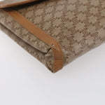 Celine Vintage Macadam Shoulder Bag Canvas and Leather - image 10