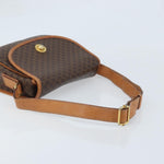 Celine Vintage Macadam Shoulder Bag Canvas and Leather - image 8