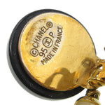 Chanel CC Dangle Earrings Metal with Faux Pearl - image 3