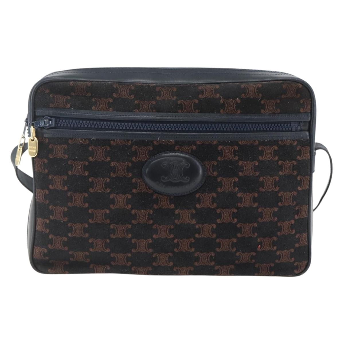 Celine C Macadam Shoulder bag Suede - image 1