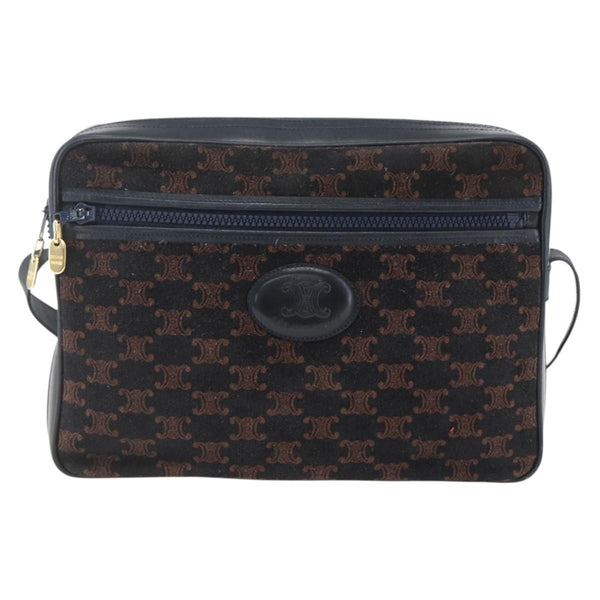 Celine C Macadam Shoulder bag Suede - image 1