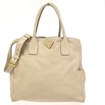 Prada Convertible Open Shopping Tote Vitello Daino Medium - image 1
