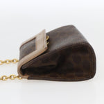 Celine Vintage Macadam Shoulder Bag Canvas and Leather - image 3
