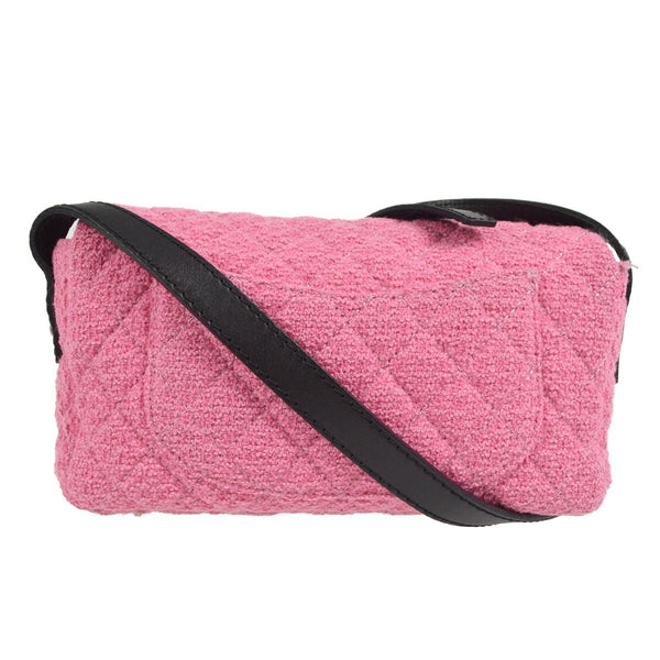 Chanel Easy Reissue Messenger Flap Bag Quilted Tweed Medium