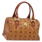 MCM Visetos logogramme Handbag Canvas and Leather - image 1