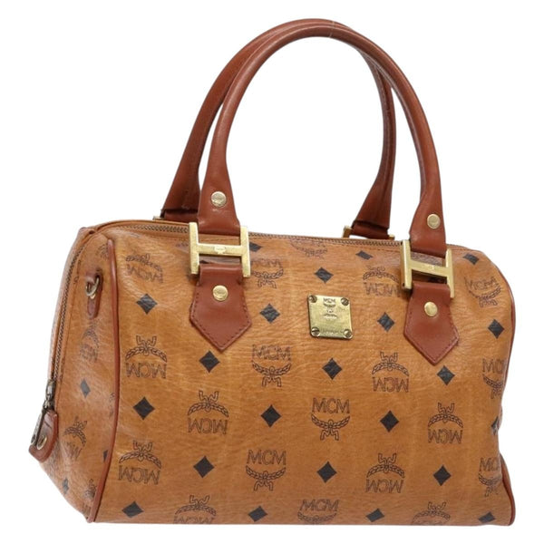 MCM Visetos logogramme Handbag Canvas and Leather - image 1