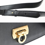 Salvatore Ferragamo Gancini Shoulder Bag Leather - image 9