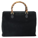 Gucci Bamboo tote bag Suede - image 2
