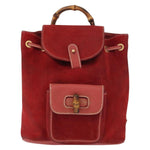 Gucci Vintage Bamboo Backpack Leather Mini - image 12
