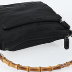 Gucci Vintage Bamboo Handle Bag Nylon - image 16