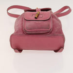 Gucci Gucci bamboo backpack daim mini - image 15