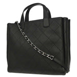 Chanel Covered CC Shopping Tote Stitched Calfskin Medium - image 2