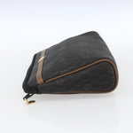 Christian Dior Vintage Honeycomb Zip Pouch Canvas and Leather - image 3