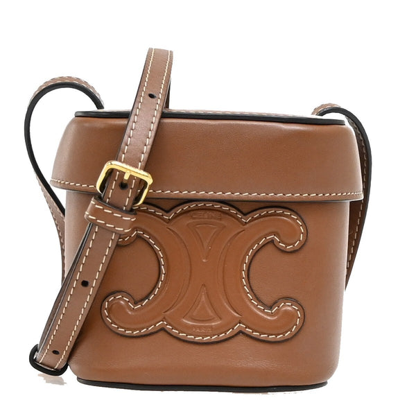 Celine Cuir Triomphe Box Bag Leather Small - image 1