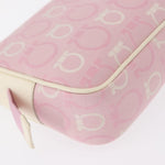 Salvatore Ferragamo Gancini Shoulder Bag Canvas - image 9