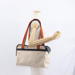 Hermes Sac de Transport pour Chiens Pet Dog Carrier Toile with Leather - image 15
