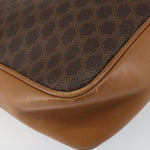 Celine Vintage Macadam Shoulder Bag Canvas and Leather - image 12